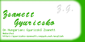 zsanett gyuricsko business card